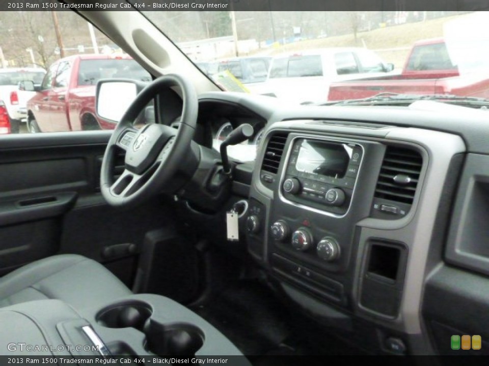 Black/Diesel Gray Interior Dashboard for the 2013 Ram 1500 Tradesman Regular Cab 4x4 #78769748