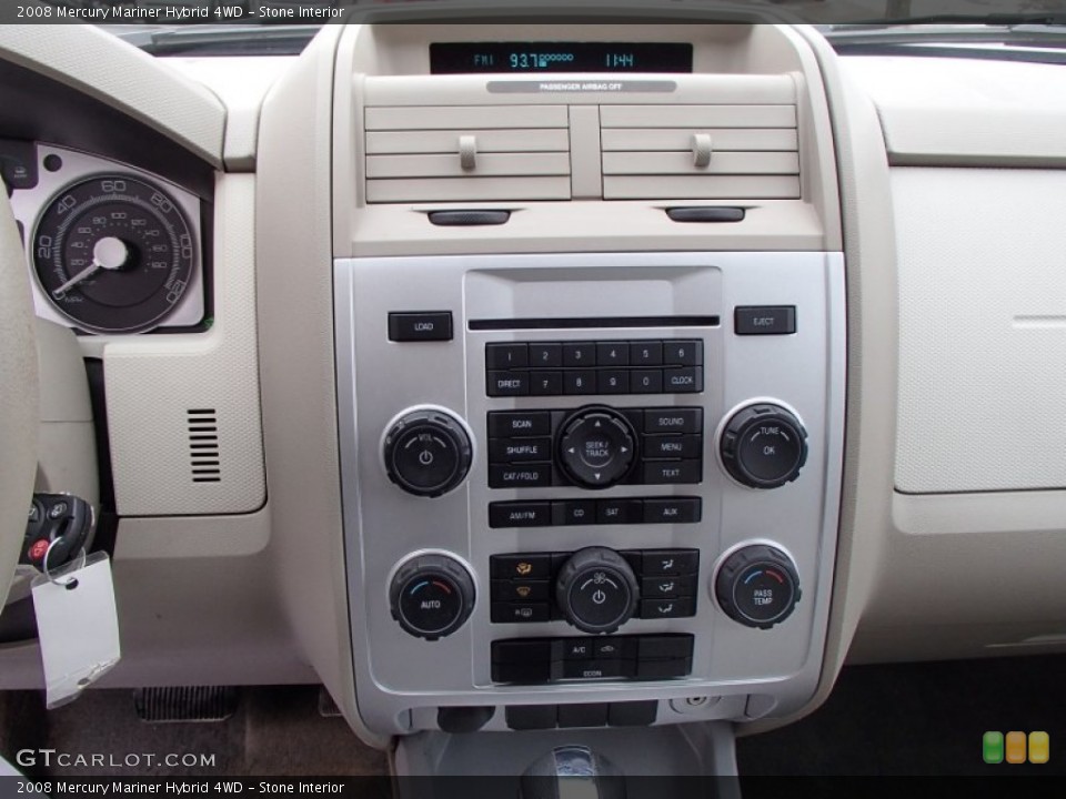 Stone Interior Controls for the 2008 Mercury Mariner Hybrid 4WD #78769864