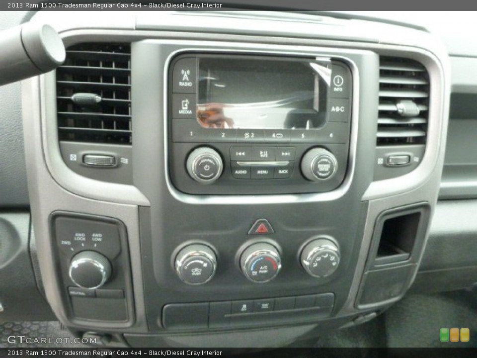 Black/Diesel Gray Interior Controls for the 2013 Ram 1500 Tradesman Regular Cab 4x4 #78769971