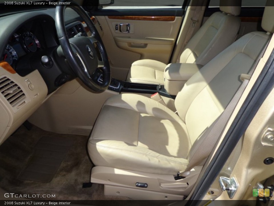 Beige Interior Front Seat for the 2008 Suzuki XL7 Luxury #78769981