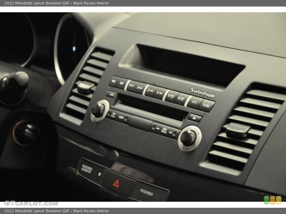 Black Recaro Interior Controls for the 2012 Mitsubishi Lancer Evolution GSR #78771401