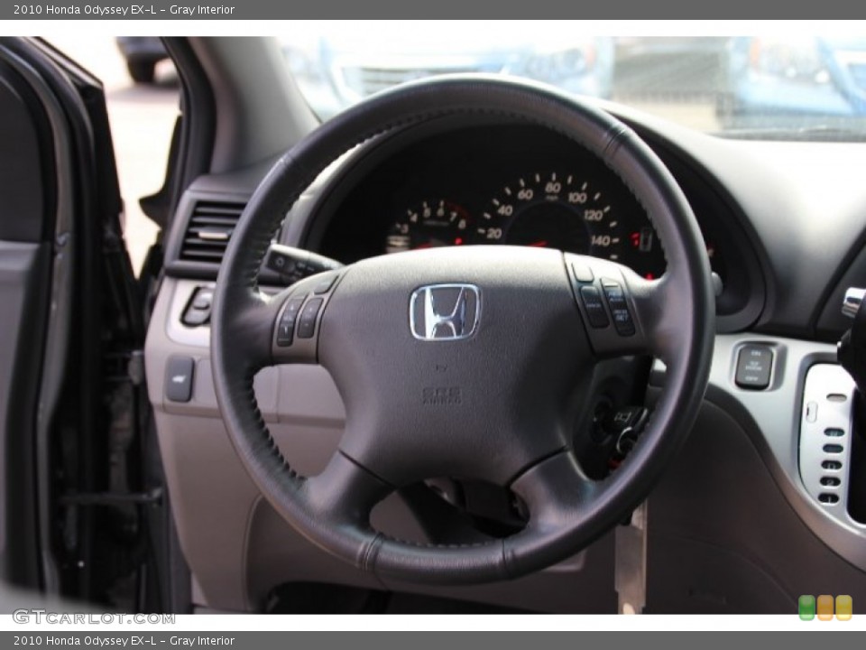 Gray Interior Steering Wheel for the 2010 Honda Odyssey EX-L #78771644