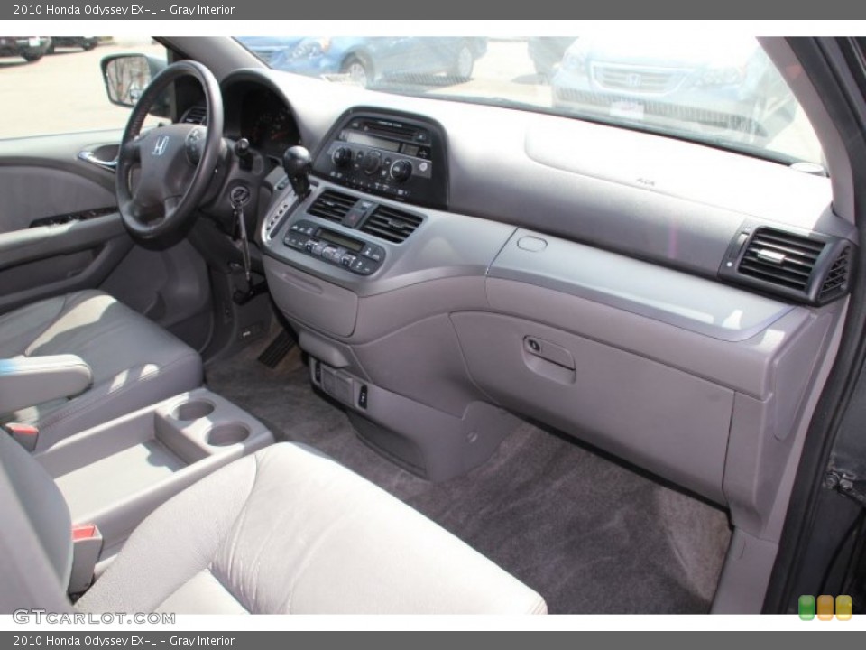 Gray Interior Dashboard for the 2010 Honda Odyssey EX-L #78771788