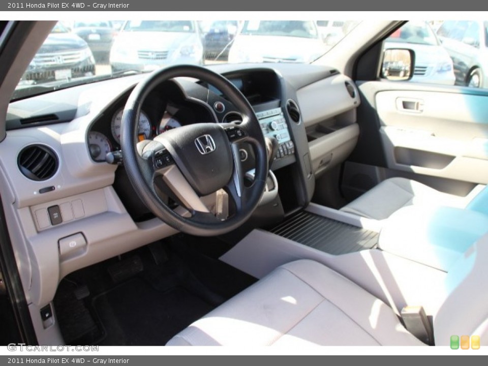 Gray Interior Prime Interior for the 2011 Honda Pilot EX 4WD #78772025