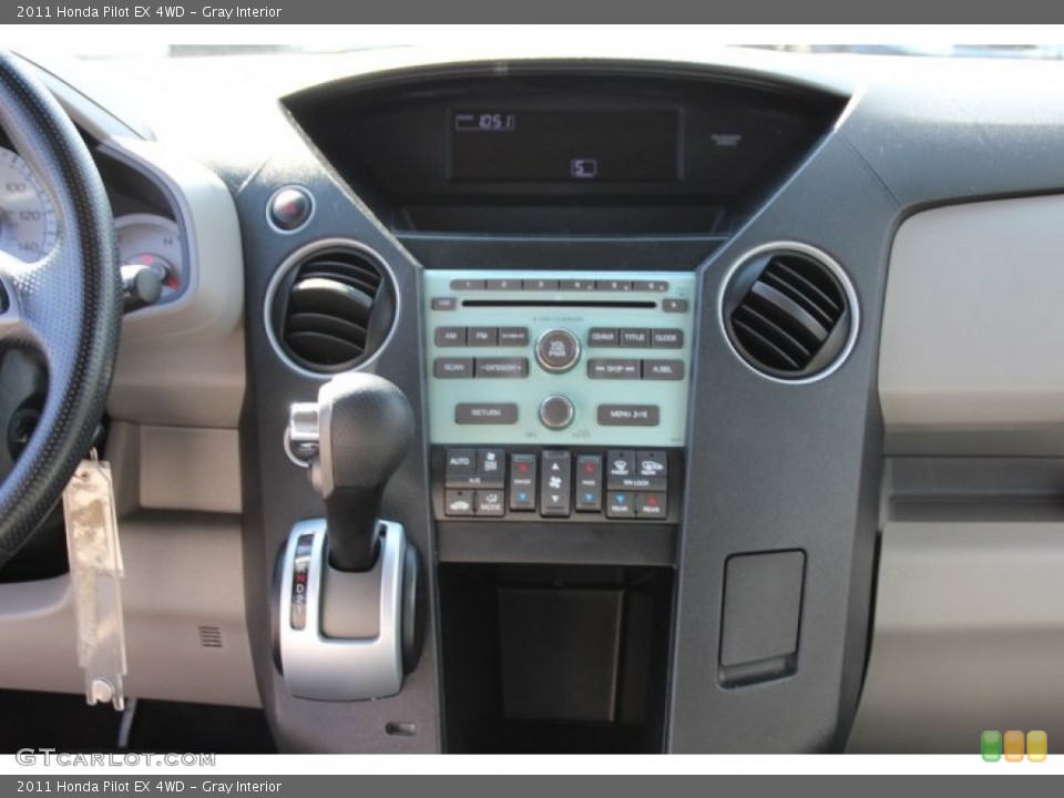 Gray Interior Controls for the 2011 Honda Pilot EX 4WD #78772067