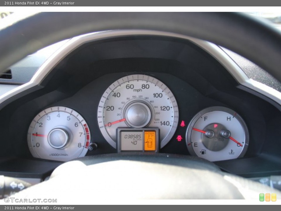 Gray Interior Gauges for the 2011 Honda Pilot EX 4WD #78772100