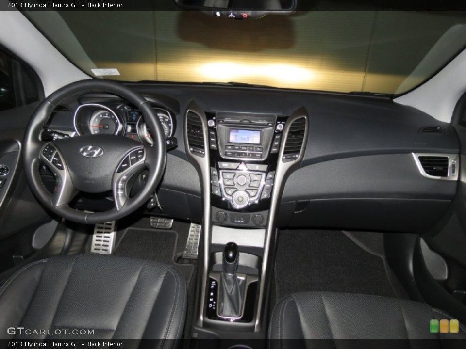 Black Interior Dashboard for the 2013 Hyundai Elantra GT #78772499