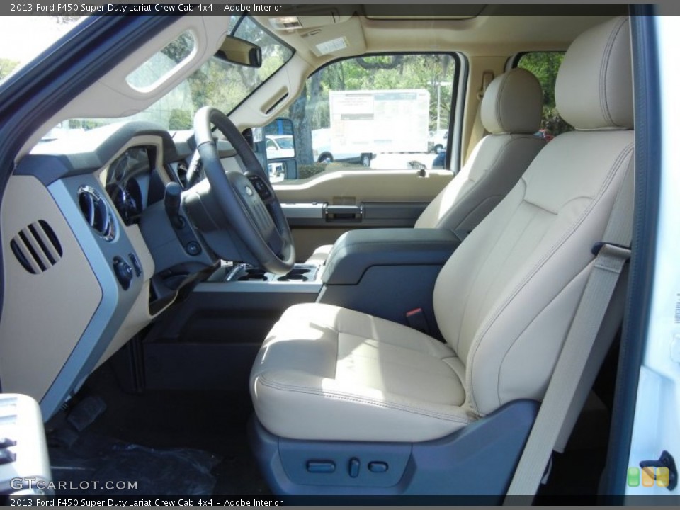 Adobe Interior Photo for the 2013 Ford F450 Super Duty Lariat Crew Cab 4x4 #78772676