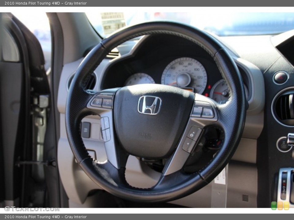 Gray Interior Steering Wheel for the 2010 Honda Pilot Touring 4WD #78773348