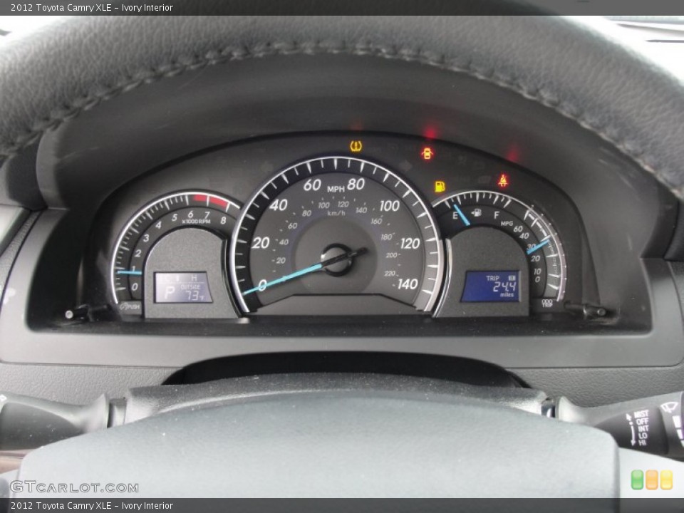 Ivory Interior Gauges for the 2012 Toyota Camry XLE #78774086