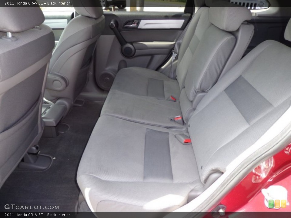 Black Interior Rear Seat for the 2011 Honda CR-V SE #78774345