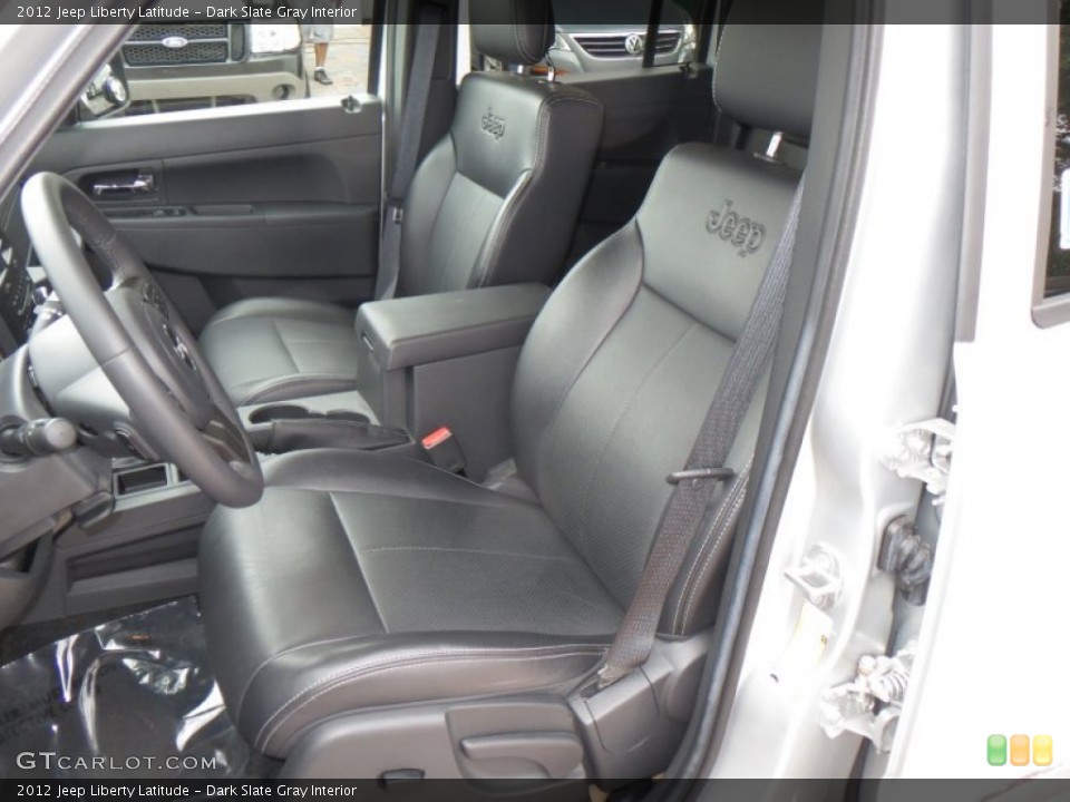Dark Slate Gray Interior Front Seat for the 2012 Jeep Liberty Latitude #78774820