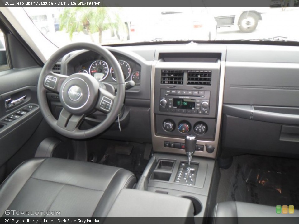 Dark Slate Gray Interior Dashboard for the 2012 Jeep Liberty Latitude #78774887