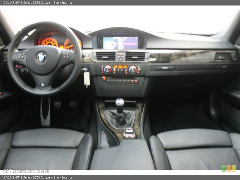 Black Interior Dashboard for the 2010 BMW 3 Series 335i Coupe #78775169