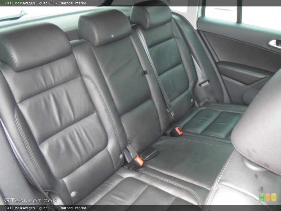 Charcoal Interior Rear Seat for the 2011 Volkswagen Tiguan SEL #78775199