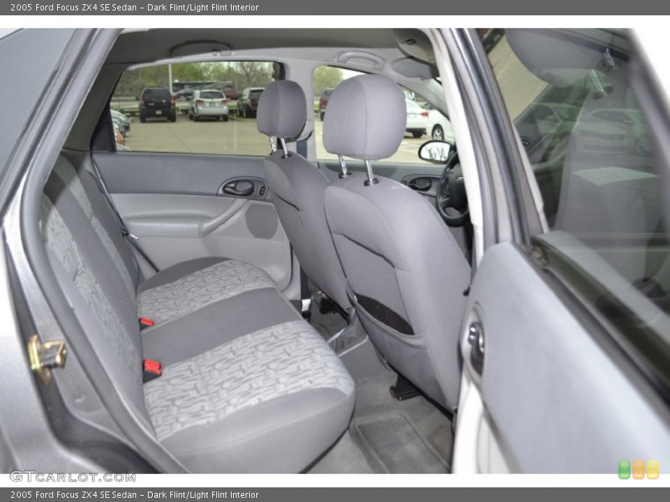 Dark Flint/Light Flint Interior Rear Seat for the 2005 Ford Focus ZX4 SE Sedan #78775478