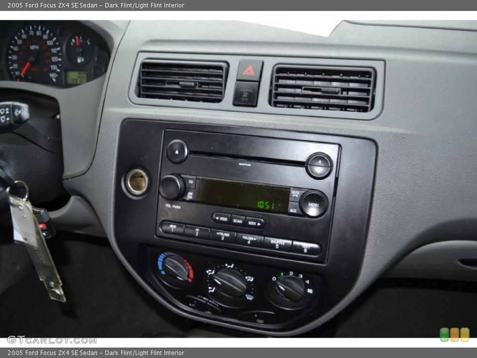 Dark Flint/Light Flint Interior Controls for the 2005 Ford Focus ZX4 SE Sedan #78775593