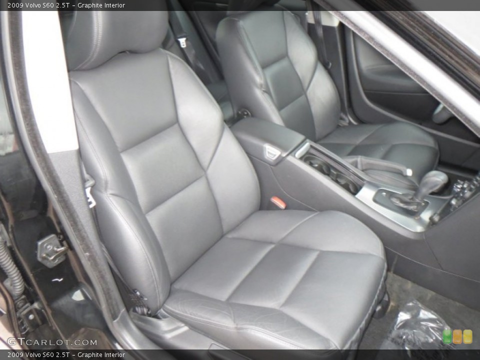 Graphite Interior Front Seat for the 2009 Volvo S60 2.5T #78775893