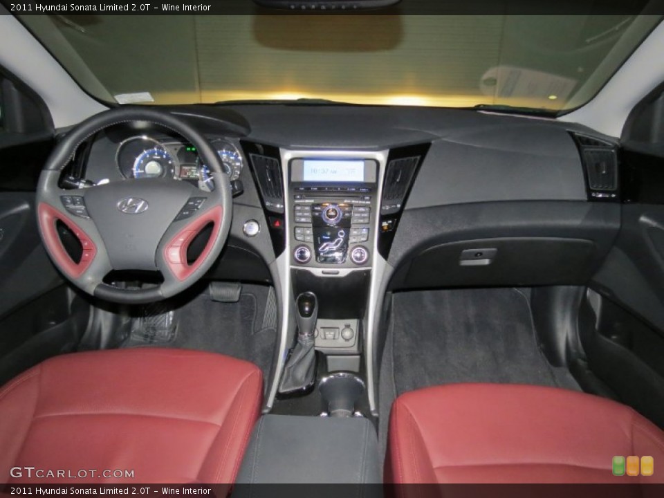 Wine Interior Dashboard for the 2011 Hyundai Sonata Limited 2.0T #78776060