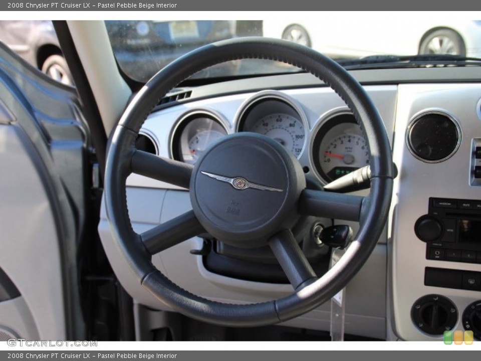 Pastel Pebble Beige Interior Steering Wheel for the 2008 Chrysler PT Cruiser LX #78776387