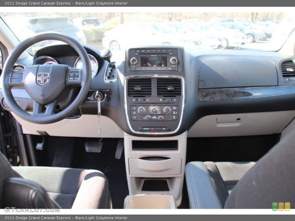 Black/Light Graystone Interior Dashboard for the 2011 Dodge Grand Caravan Express #78776901