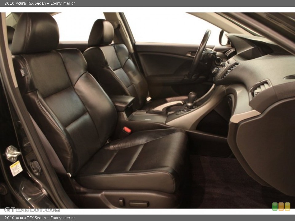 Ebony Interior Front Seat for the 2010 Acura TSX Sedan #78777508