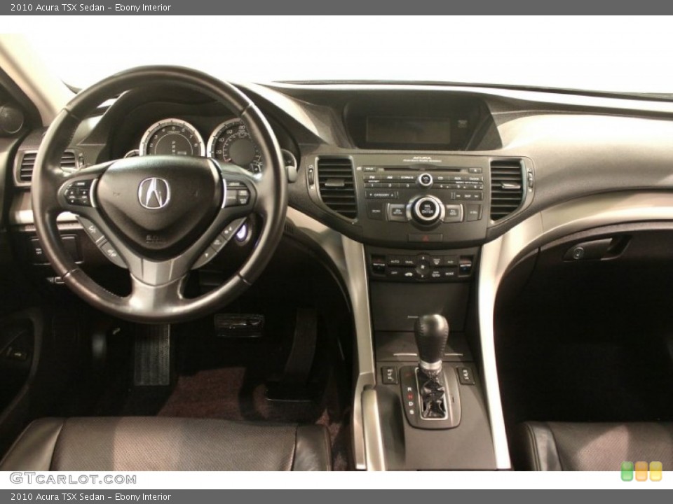 Ebony Interior Dashboard for the 2010 Acura TSX Sedan #78777596