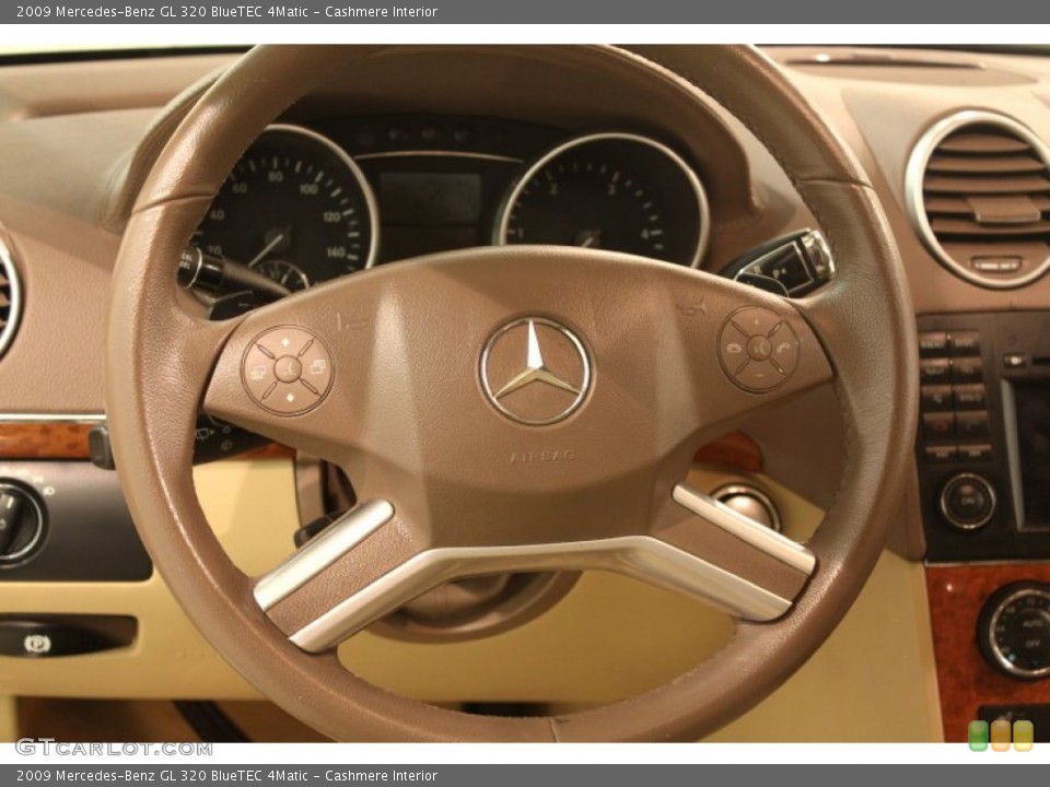 Cashmere Interior Steering Wheel for the 2009 Mercedes-Benz GL 320 BlueTEC 4Matic #78777906