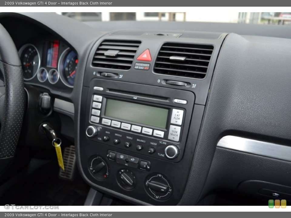 Interlagos Black Cloth Interior Controls for the 2009 Volkswagen GTI 4 Door #78777928