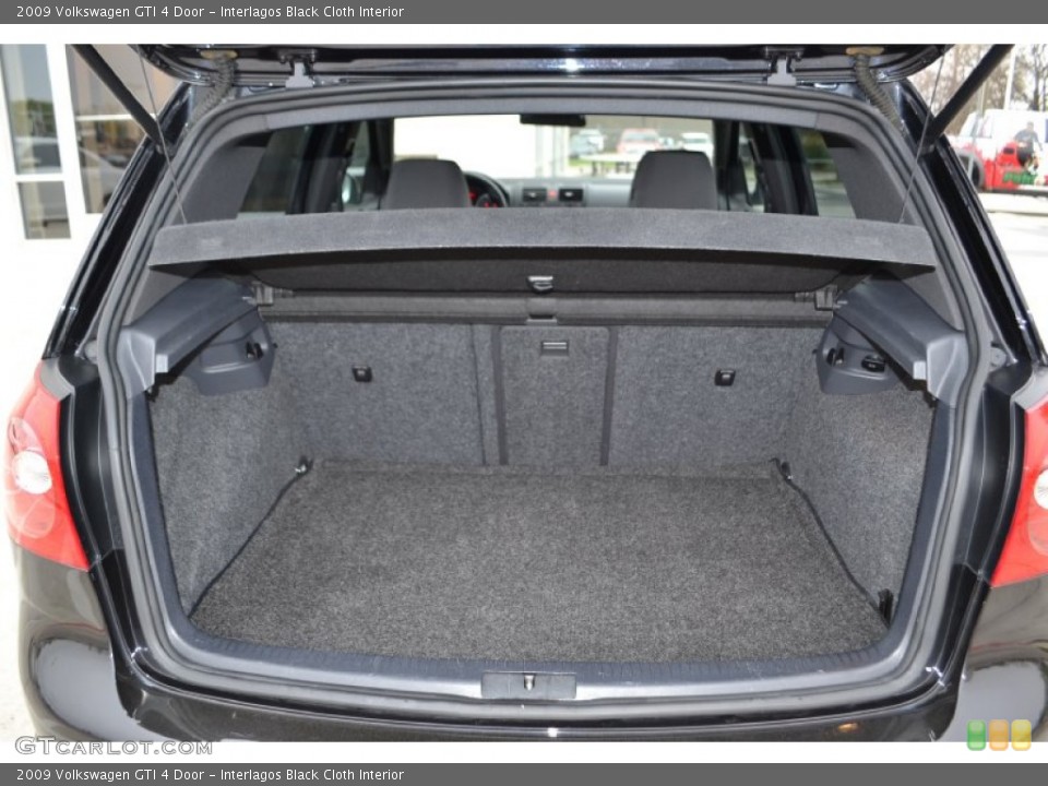 Interlagos Black Cloth Interior Trunk for the 2009 Volkswagen GTI 4 Door #78778017