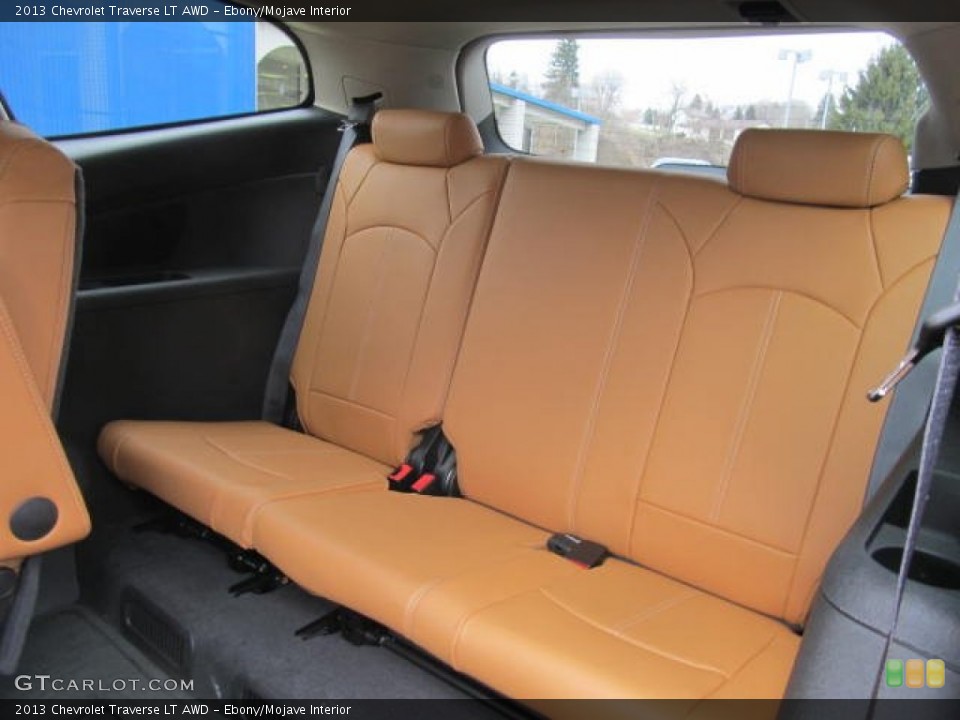 Ebony/Mojave Interior Rear Seat for the 2013 Chevrolet Traverse LT AWD #78778124