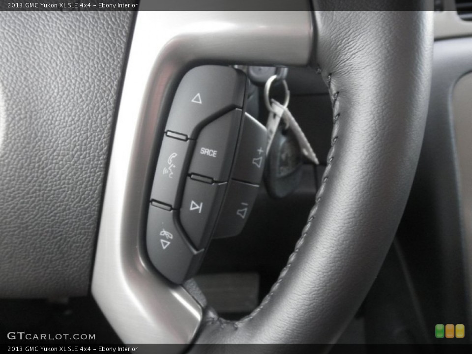 Ebony Interior Controls for the 2013 GMC Yukon XL SLE 4x4 #78779123