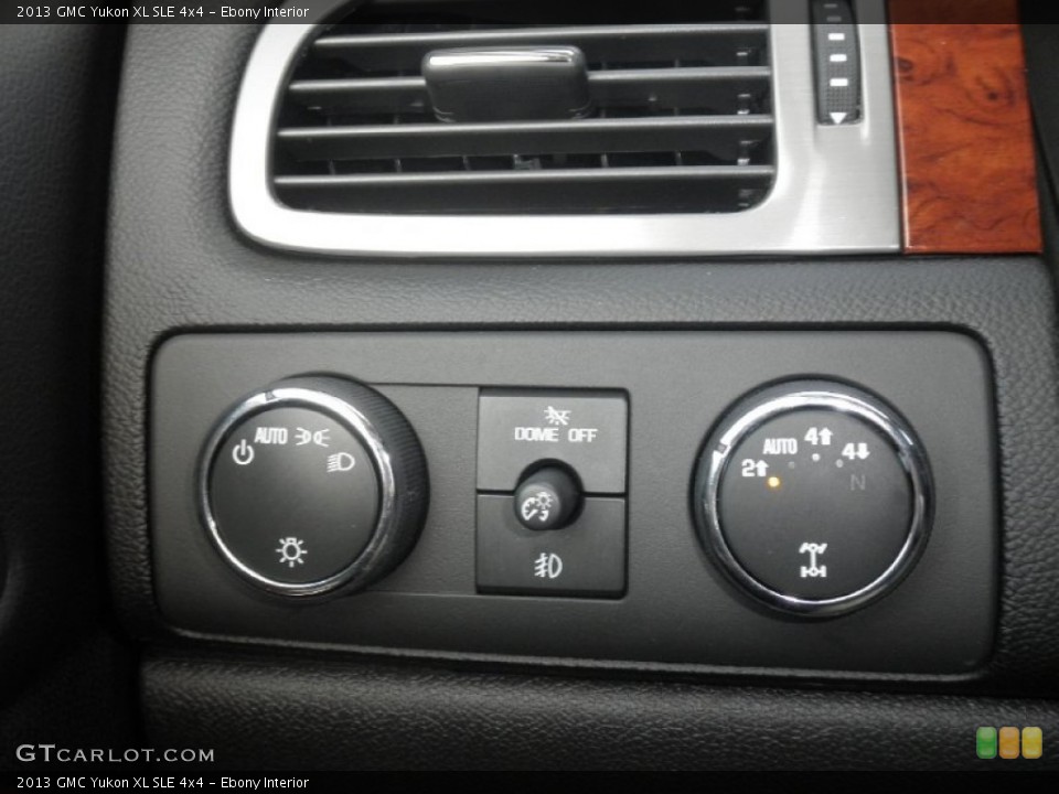 Ebony Interior Controls for the 2013 GMC Yukon XL SLE 4x4 #78779200