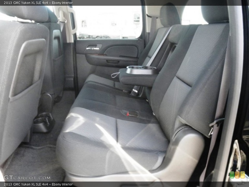 Ebony Interior Rear Seat for the 2013 GMC Yukon XL SLE 4x4 #78779335
