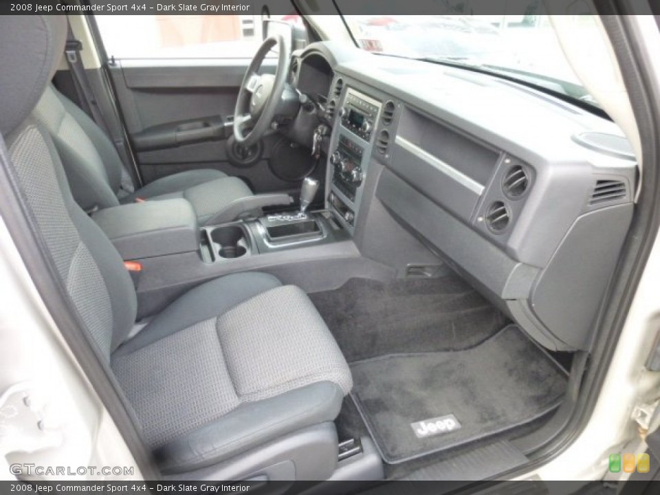 Dark Slate Gray Interior Photo for the 2008 Jeep Commander Sport 4x4 #78780935