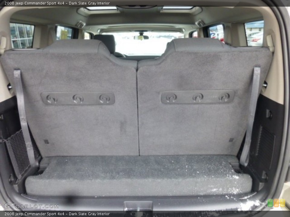 Dark Slate Gray Interior Trunk for the 2008 Jeep Commander Sport 4x4 #78781146