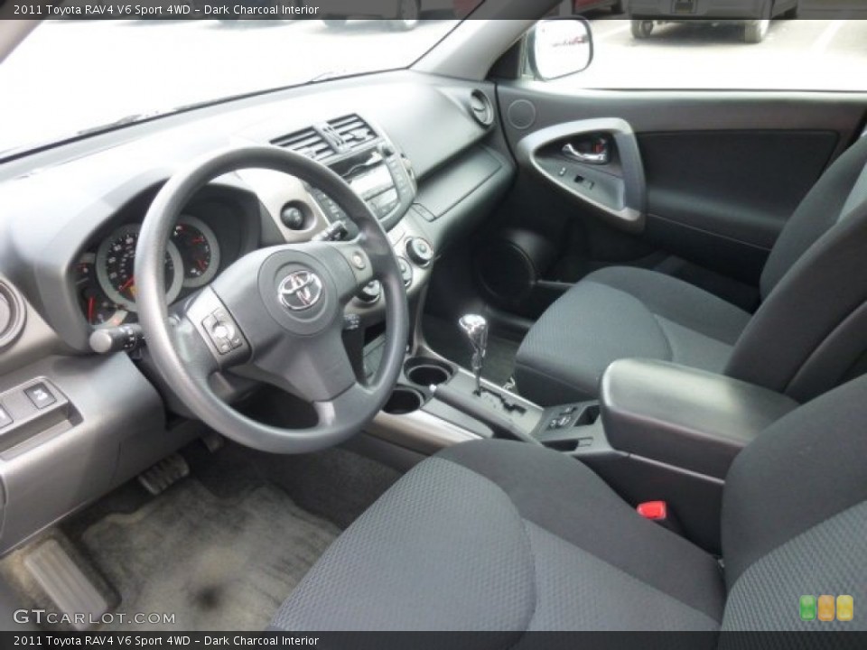 Dark Charcoal Interior Prime Interior for the 2011 Toyota RAV4 V6 Sport 4WD #78781958