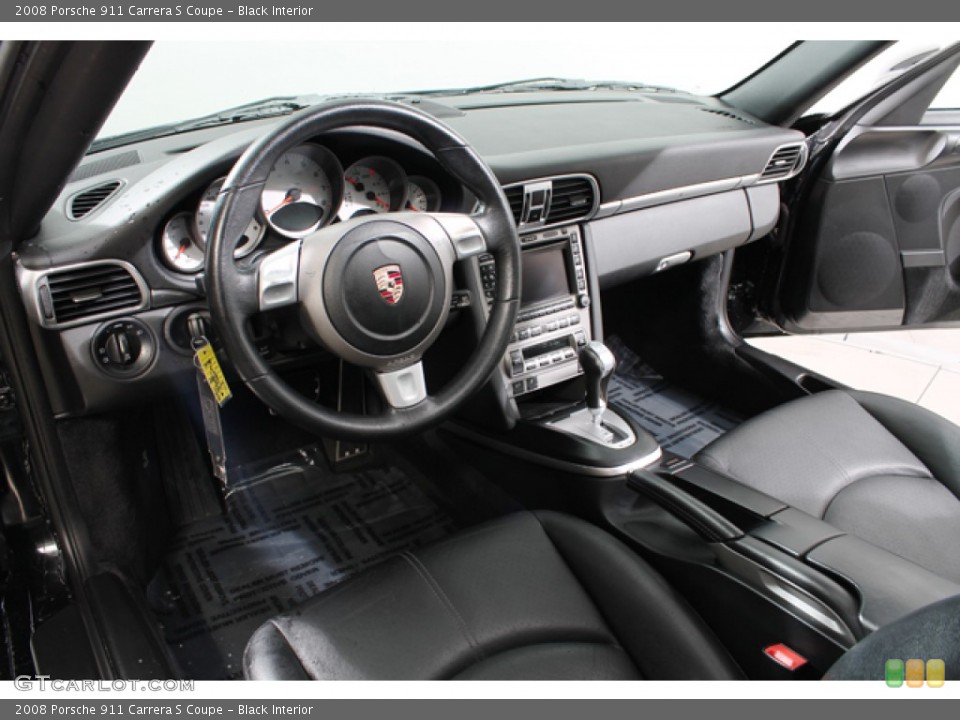 Black Interior Photo for the 2008 Porsche 911 Carrera S Coupe #78782147
