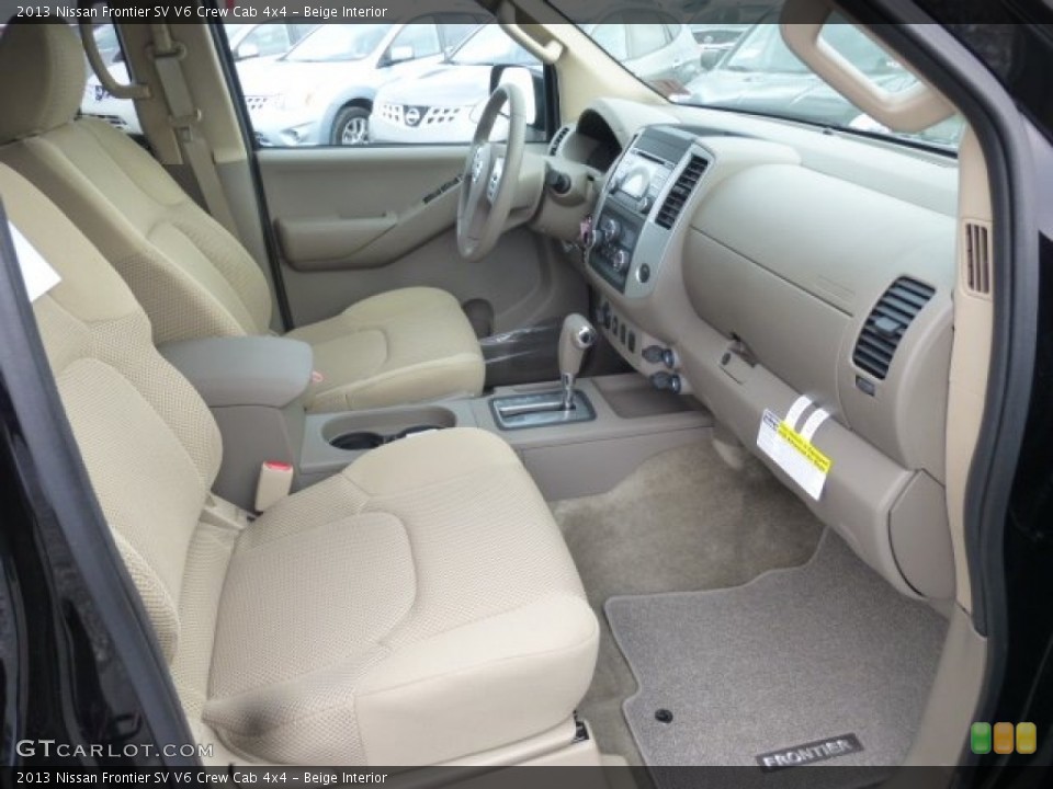 Beige Interior Photo for the 2013 Nissan Frontier SV V6 Crew Cab 4x4 #78782244