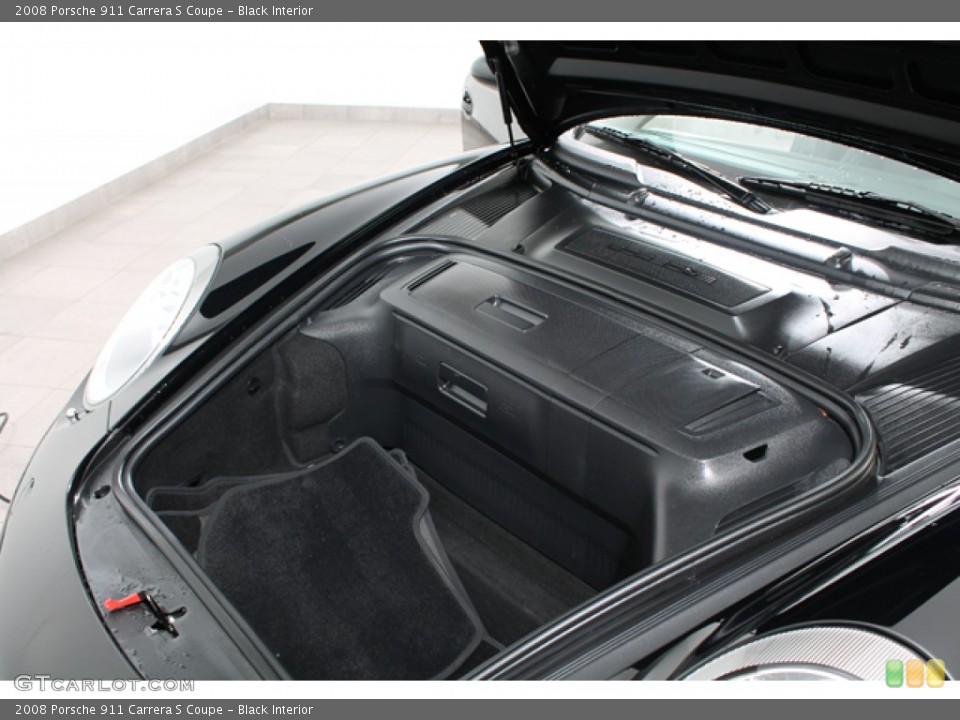 Black Interior Trunk for the 2008 Porsche 911 Carrera S Coupe #78782523