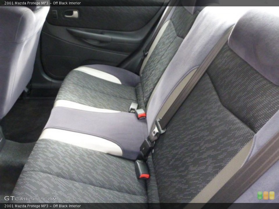 Off Black Interior Rear Seat for the 2001 Mazda Protege MP3 #78783309