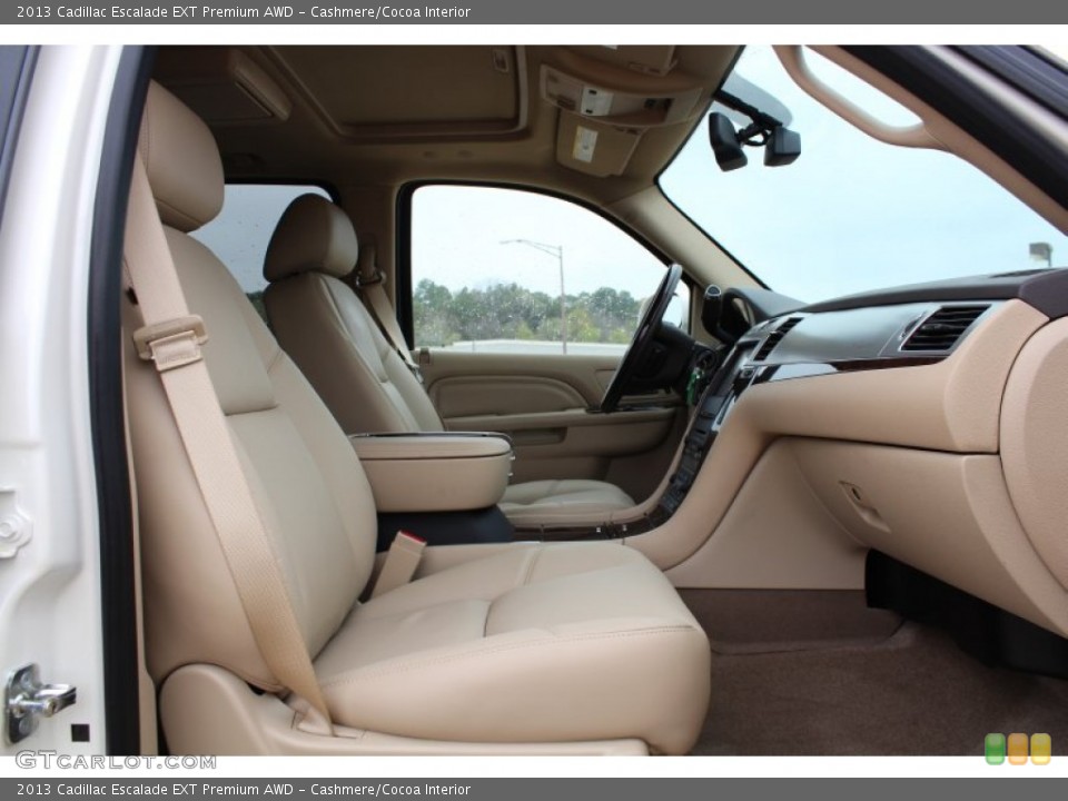 Cashmere/Cocoa Interior Front Seat for the 2013 Cadillac Escalade EXT Premium AWD #78783442