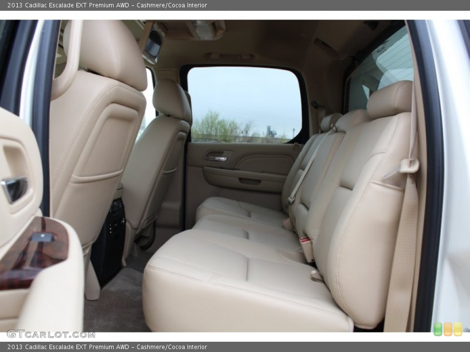 Cashmere/Cocoa Interior Rear Seat for the 2013 Cadillac Escalade EXT Premium AWD #78783482