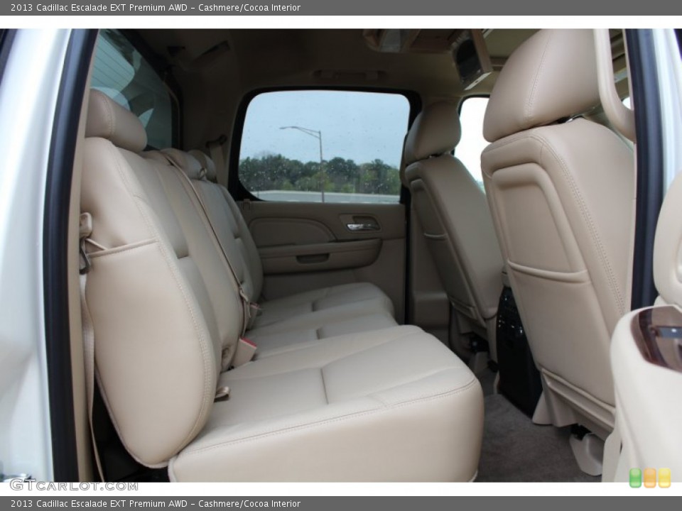 Cashmere/Cocoa Interior Rear Seat for the 2013 Cadillac Escalade EXT Premium AWD #78783521