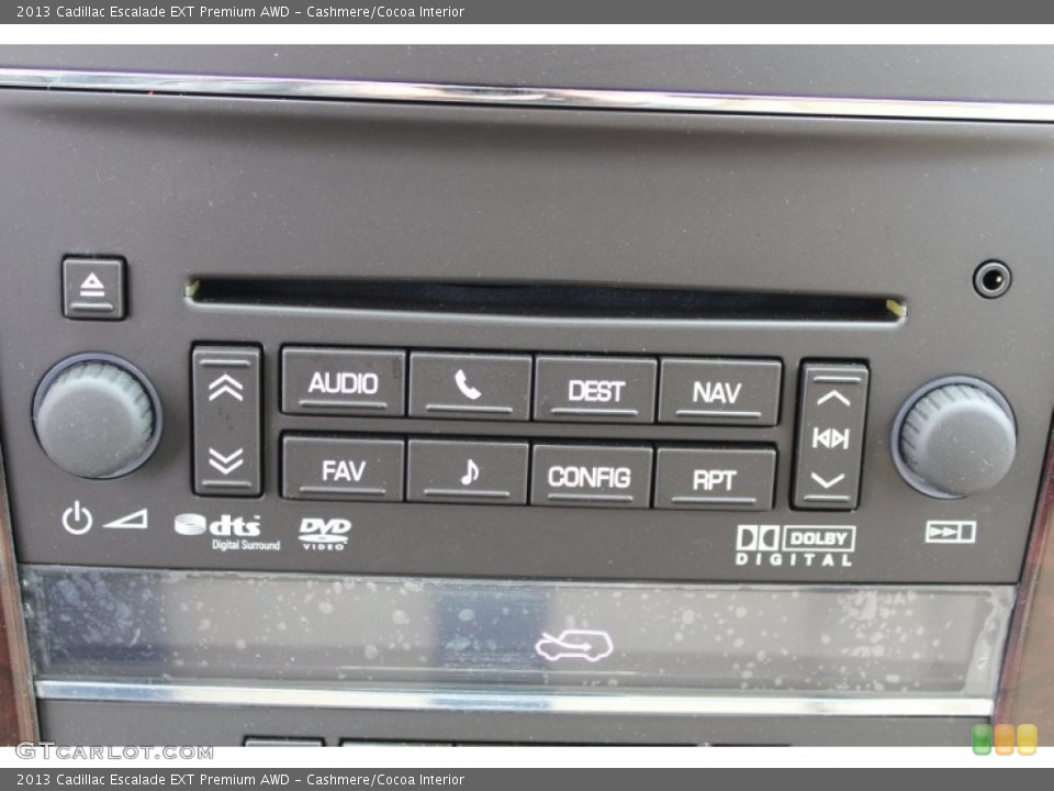 Cashmere/Cocoa Interior Audio System for the 2013 Cadillac Escalade EXT Premium AWD #78783695