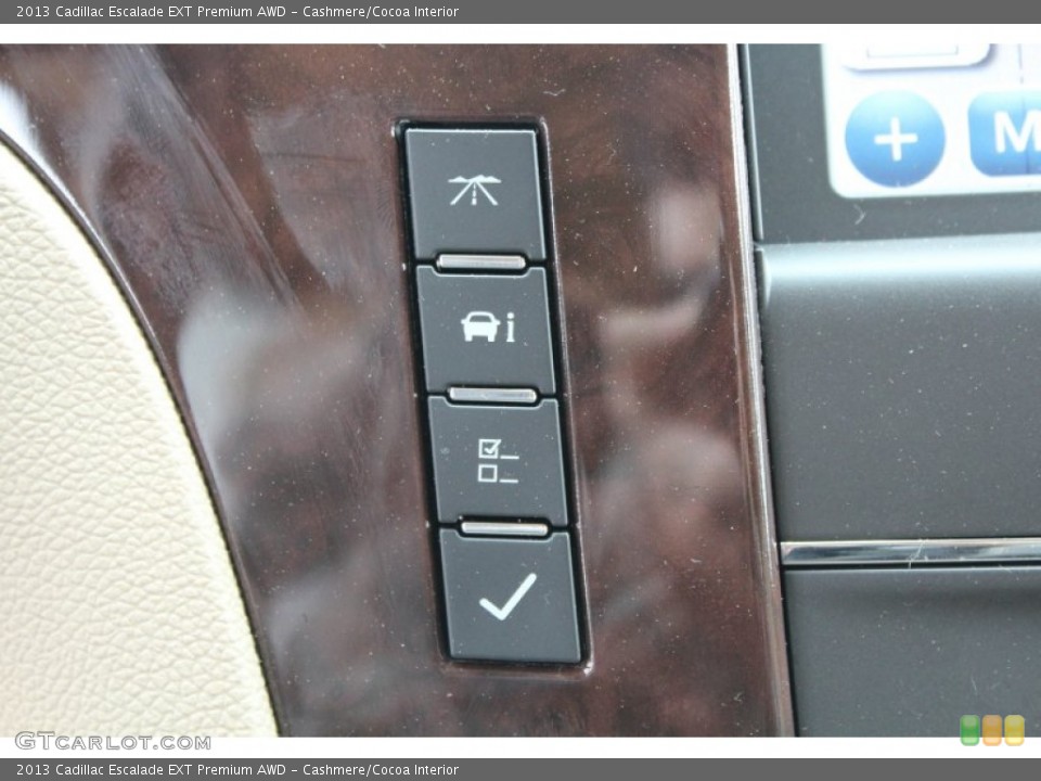 Cashmere/Cocoa Interior Controls for the 2013 Cadillac Escalade EXT Premium AWD #78783719