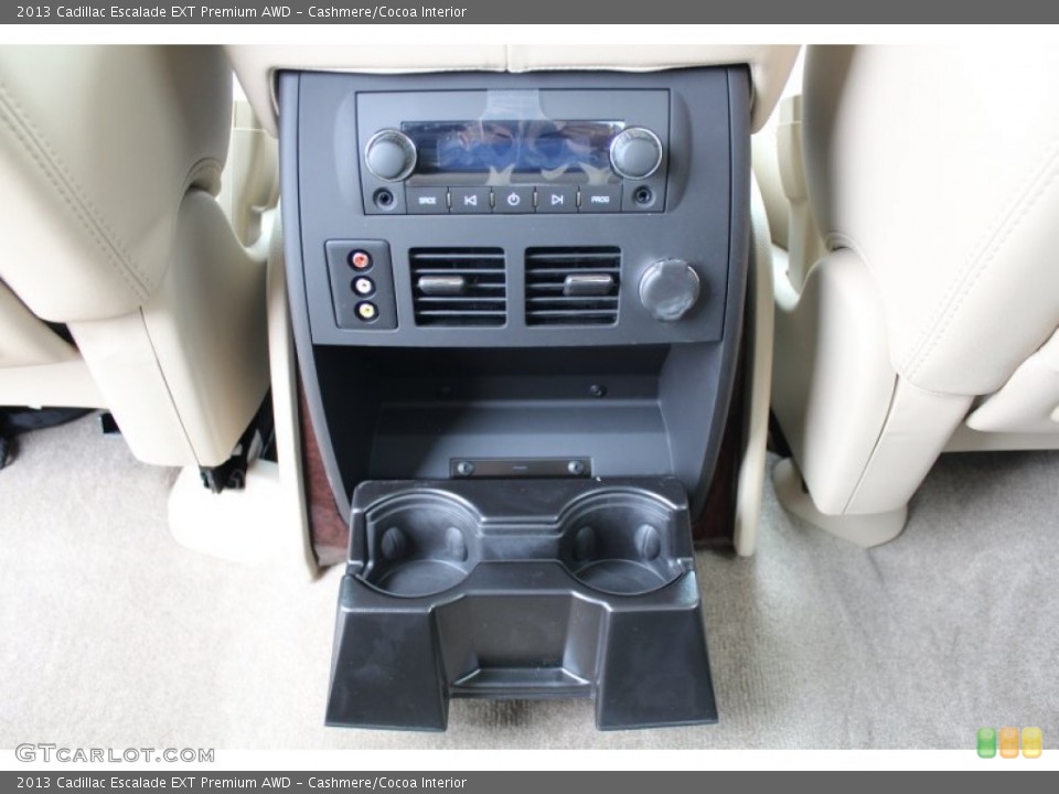 Cashmere/Cocoa Interior Controls for the 2013 Cadillac Escalade EXT Premium AWD #78783842