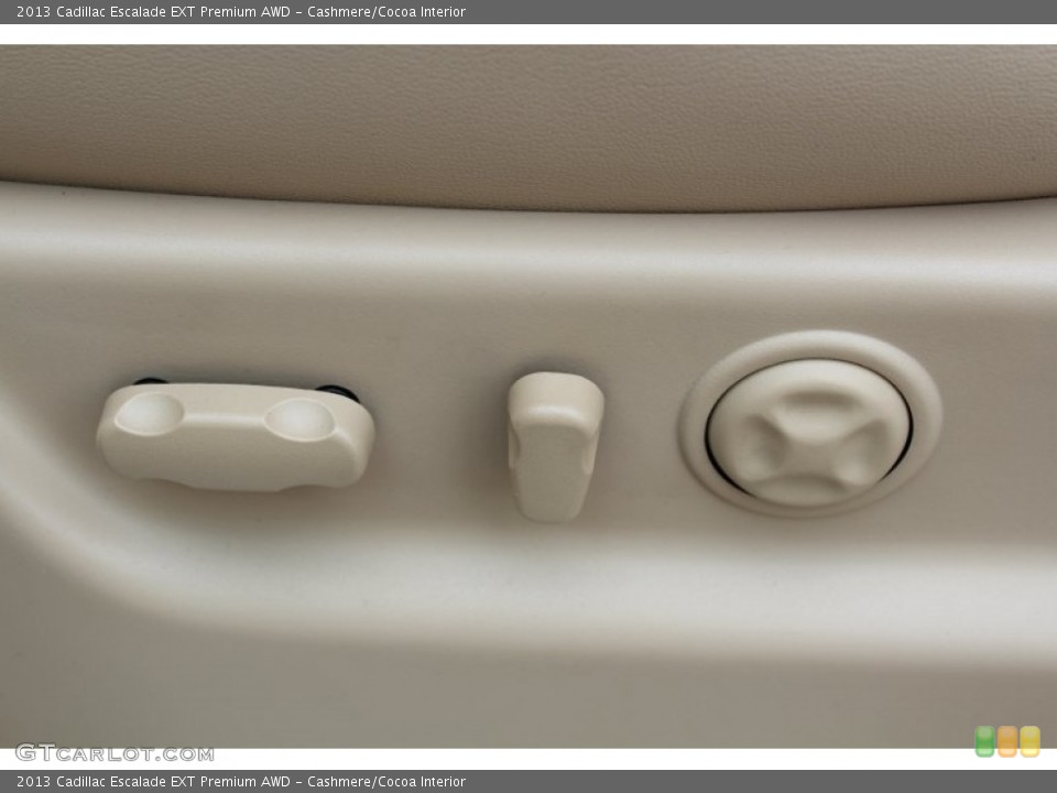 Cashmere/Cocoa Interior Controls for the 2013 Cadillac Escalade EXT Premium AWD #78783863