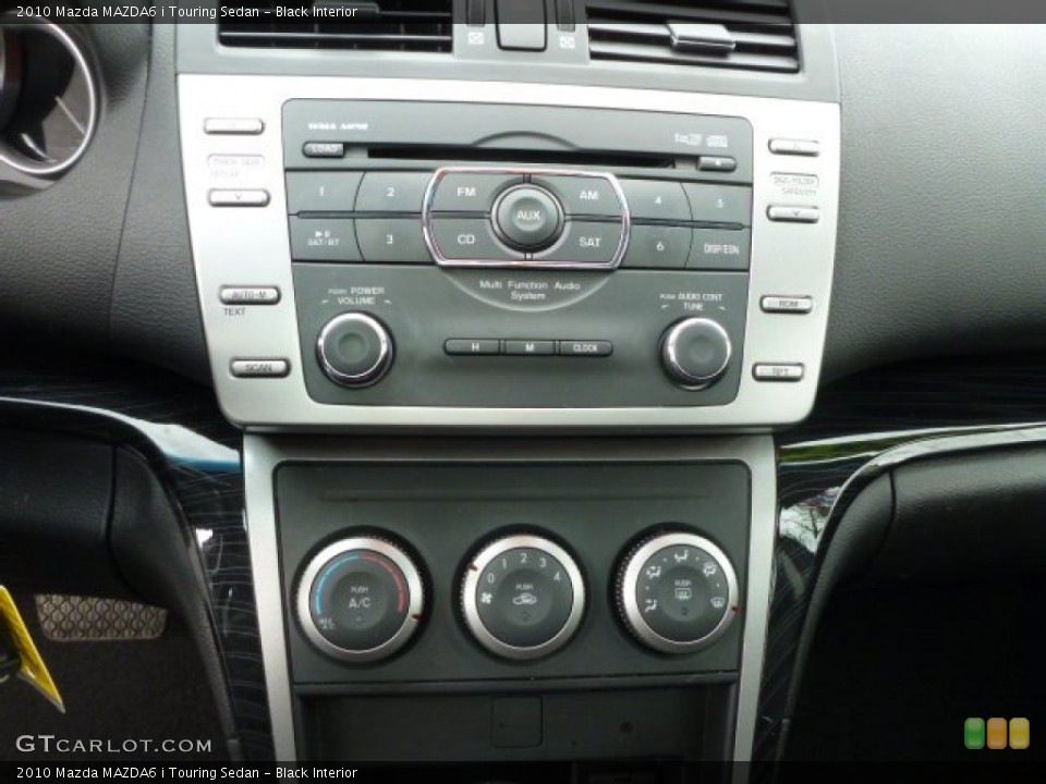 Black Interior Controls for the 2010 Mazda MAZDA6 i Touring Sedan #78784368