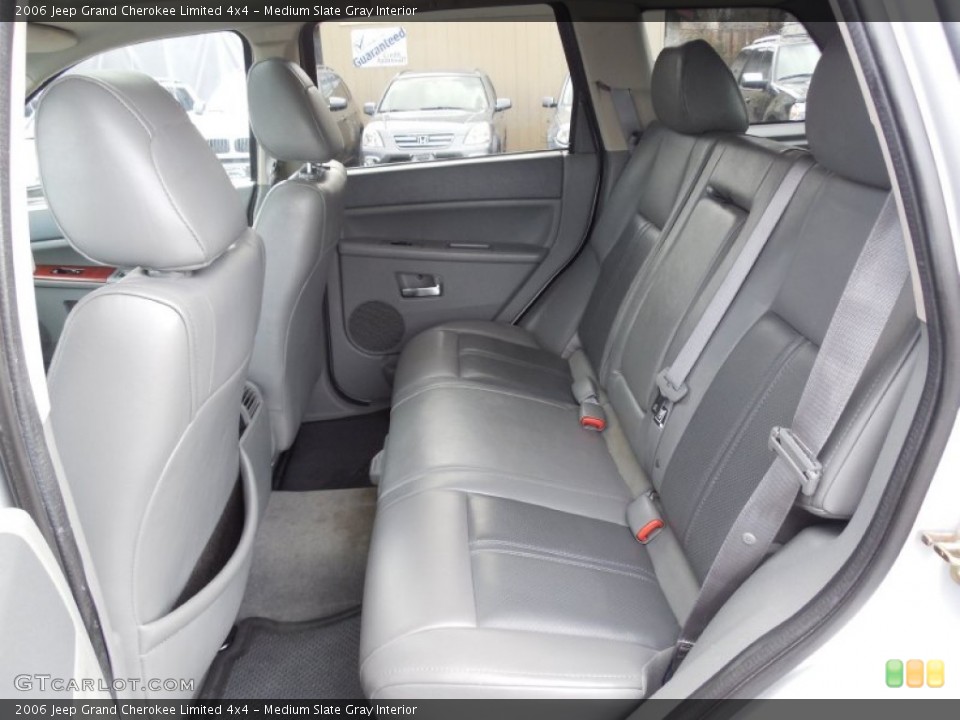 Medium Slate Gray Interior Rear Seat for the 2006 Jeep Grand Cherokee Limited 4x4 #78784399